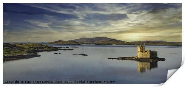 KISIMUL CASTLE, BARRA,, OUTER HEBRIDES Print by Tony Sharp LRPS CPAGB