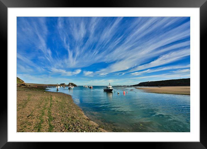 Blue Waters Framed Mounted Print by Dave Bell
