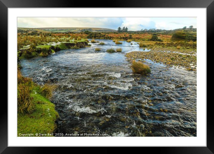 Dartmoor River Framed Mounted Print by Dave Bell