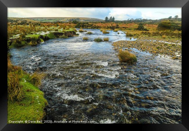 Dartmoor River Framed Print by Dave Bell