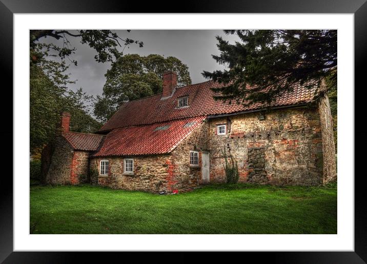 The Old  cottage Framed Mounted Print by Jon Fixter
