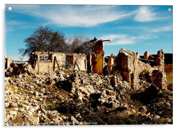 Ruins, Andalusia, Spain Acrylic by John Robertson