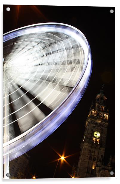 Lightspeed Wheel Acrylic by J Biggadike