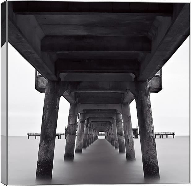 Deal Pier Canvas Print by Alice Gosling