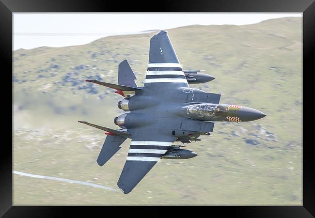 USAF F15 Framed Print by Chris Jones