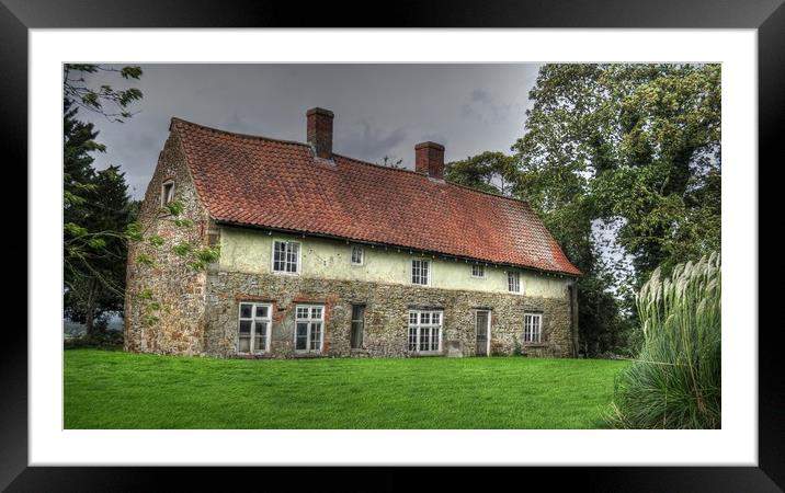 The Old Cottage - Nunnery Framed Mounted Print by Jon Fixter