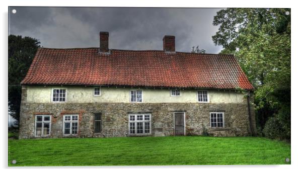 Old cottage - Nunnery Acrylic by Jon Fixter