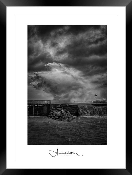 Storm Dennin  Framed Mounted Print by Andrew chittock