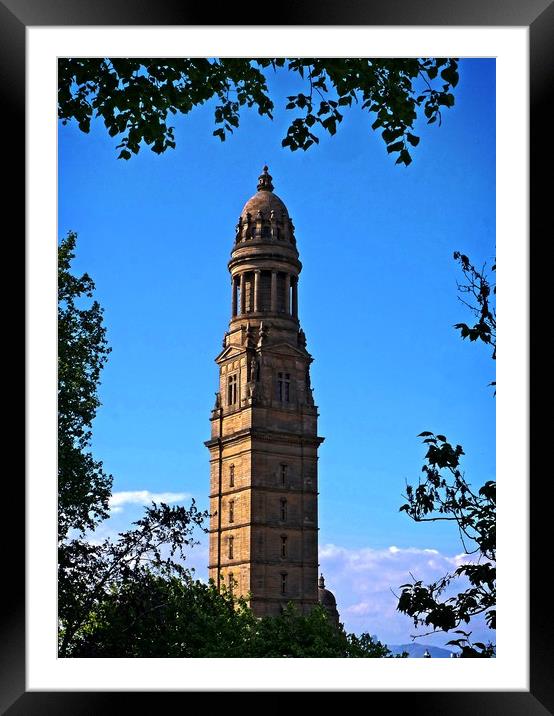 Victoria Tower, Greenock Framed Mounted Print by Martin Smith