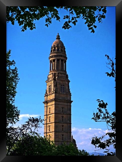 Victoria Tower, Greenock Framed Print by Martin Smith