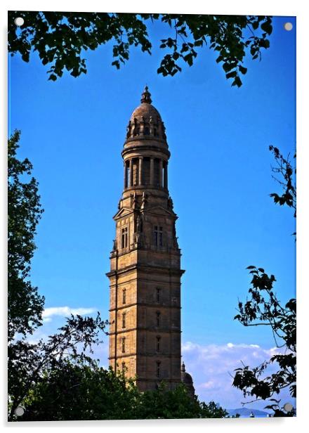 Victoria Tower, Greenock Acrylic by Martin Smith
