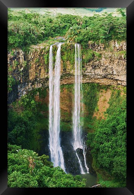 Chamarel Falls, Mauritius Framed Print by David Gardener