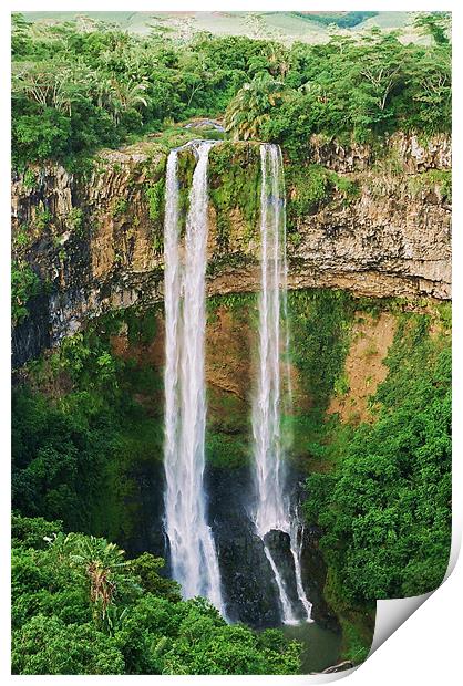 Chamarel Falls, Mauritius Print by David Gardener