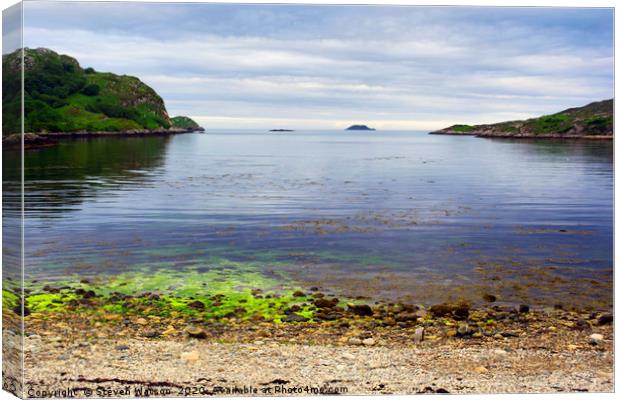 Loch Kirkaig 2 Canvas Print by Steven Watson