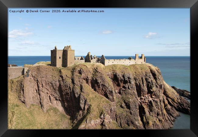 Dunnottar Castle Framed Print by Derek Corner