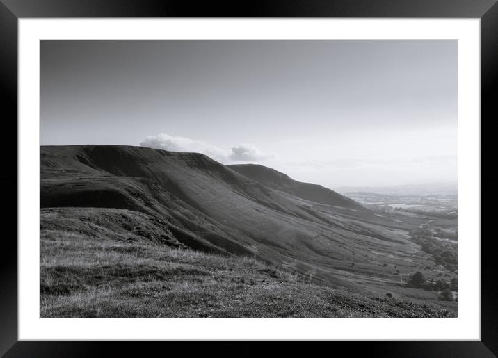 Black Mountains Framed Mounted Print by David Wall