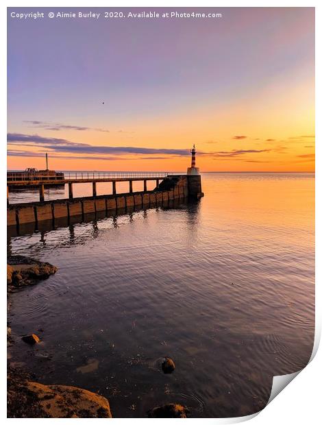 Amble at Sunrise Print by Aimie Burley