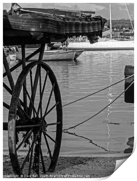 Landing stage Print by Dave Bell