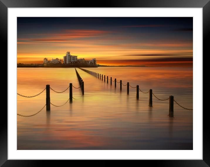 Knighstone Serenity Framed Mounted Print by David Neighbour