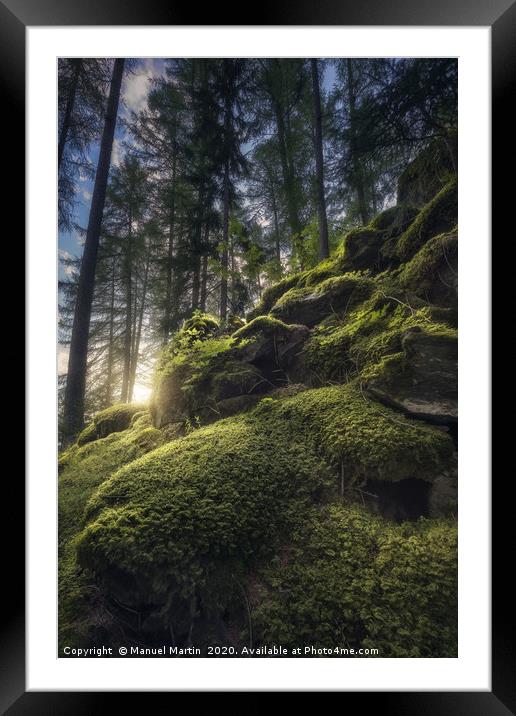 Hiding place of the Dwarves Framed Mounted Print by Manuel Martin