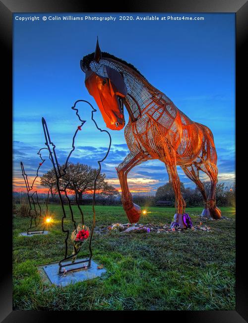 The Featherstone War Horse - 2 Framed Print by Colin Williams Photography