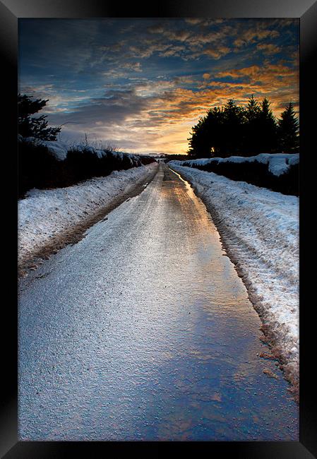 The road out Framed Print by Keith Thorburn EFIAP/b