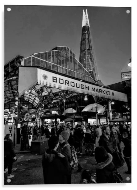 Borough Market Acrylic by David French