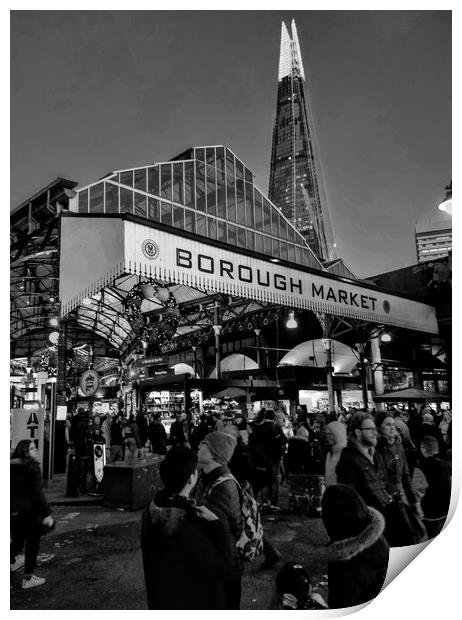Borough Market Print by David French