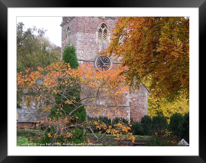 Autumn Time Framed Mounted Print by Dave Bell
