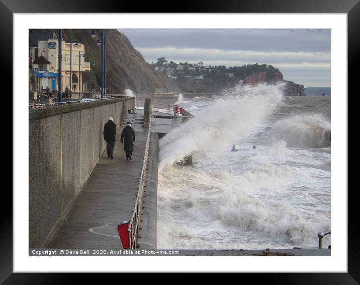 Wild Sea Framed Mounted Print by Dave Bell