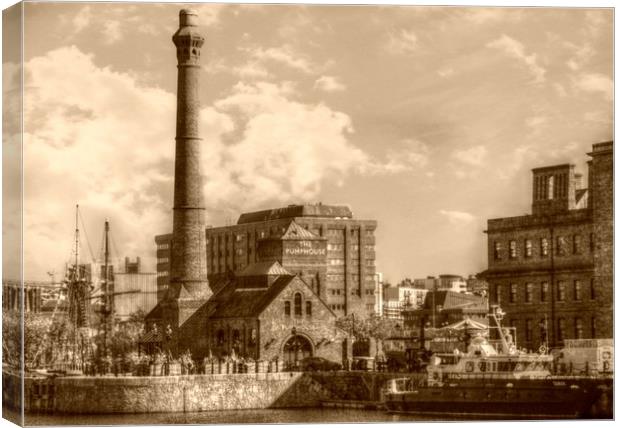 The pumphouse Canvas Print by sue davies