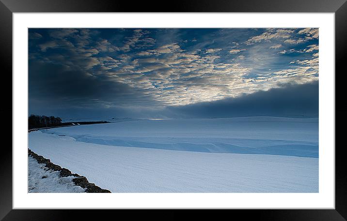 Snowscape Framed Mounted Print by Keith Thorburn EFIAP/b