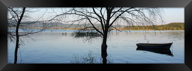 Incredible reflections on the lake Framed Print by M. J. Photography