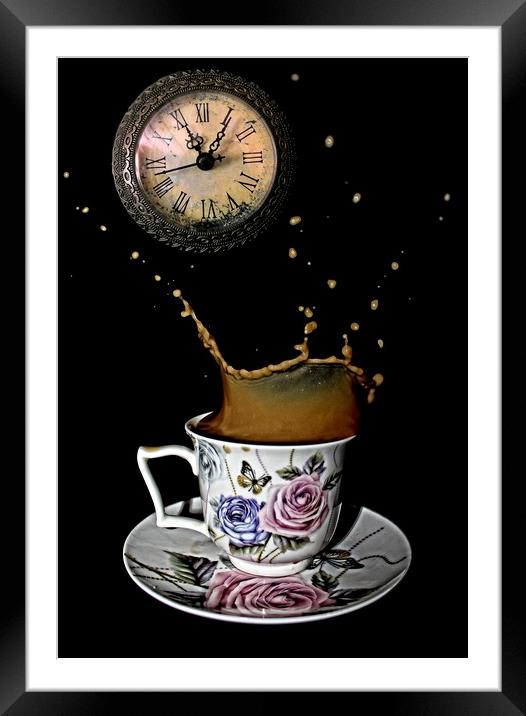 Coffee time Framed Mounted Print by Martin Smith