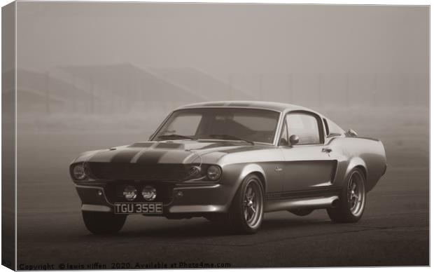 Majestic Mustang Canvas Print by Lewis Wiffen