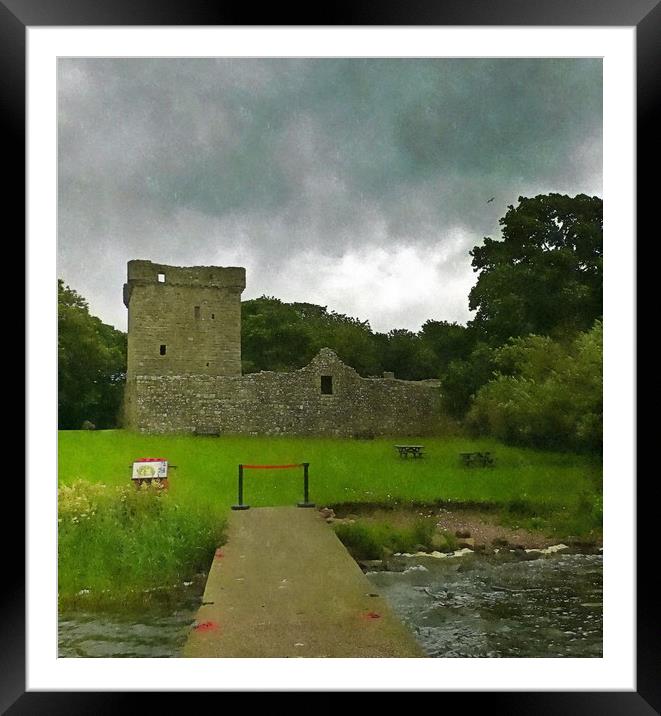 lochleven castle  Framed Mounted Print by dale rys (LP)