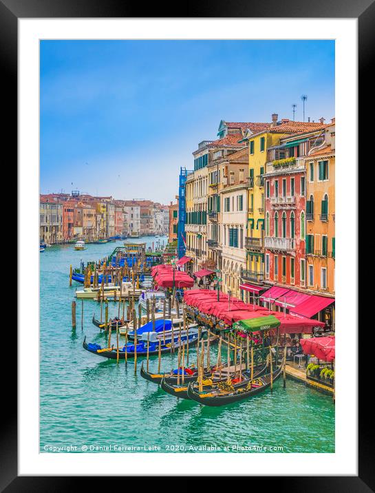 Venice Grand Canal, Italy Framed Mounted Print by Daniel Ferreira-Leite