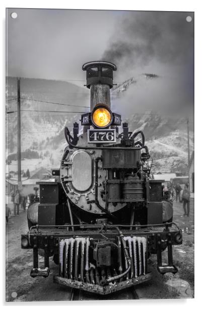 Durango & Silverton Steam Train 476 Acrylic by Gareth Burge Photography