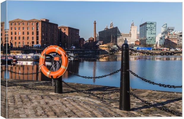 Life ring by Salthouse Dock Canvas Print by Jason Wells