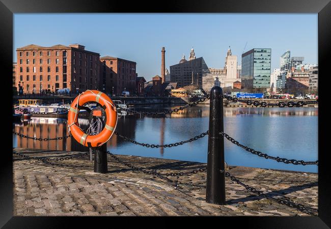Life ring by Salthouse Dock Framed Print by Jason Wells