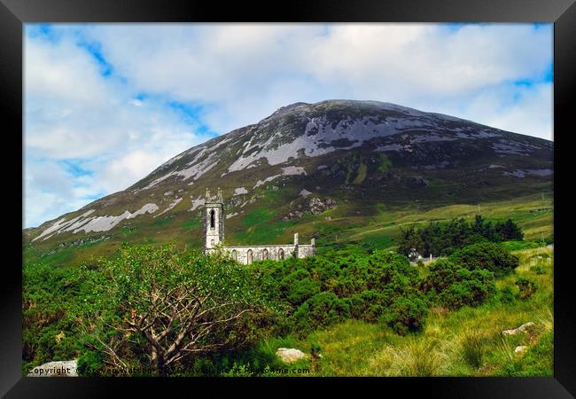 Errigal Mountain Framed Print by Steven Watson