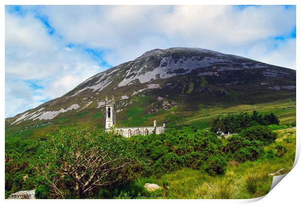 Errigal Mountain Print by Steven Watson