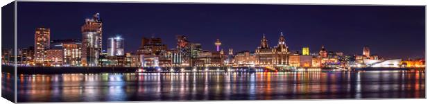 LIVERPOOL WATERFRONT Canvas Print by Kevin Elias