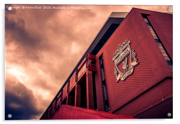 Anfield stadium Acrylic by Kevin Elias