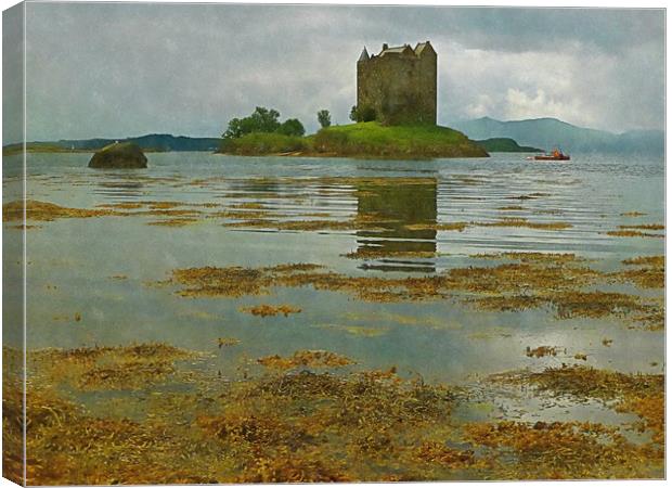 castle stalker argyll and bute   Canvas Print by dale rys (LP)