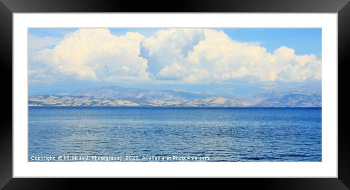 Crete is the largest and most populous of the Gree Framed Mounted Print by M. J. Photography