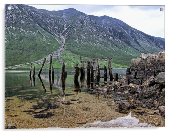 Glen Etive Acrylic by Sam Smith