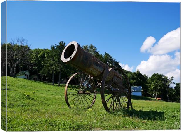 Old civil war cannon Canvas Print by Martin Smith