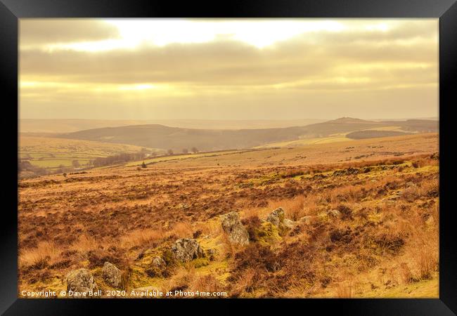 Moorland Framed Print by Dave Bell