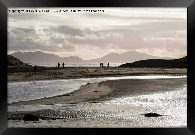  Aberffraw View Anglesey Framed Print by Pearl Bucknall